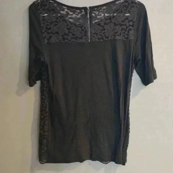 Soho Jeans New York And Company Womens Small Dark Green Short Sleeve Top - Picture 3 of 5